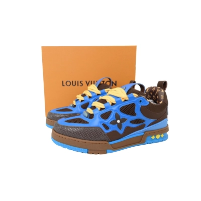 FC God Batch LOUIS VUITTON Skate Blue Coffee 02