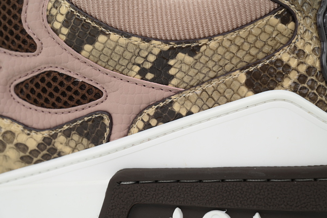 FC God Batch LOUIS VUITTON Skate  Khaki Colored Rhinestone