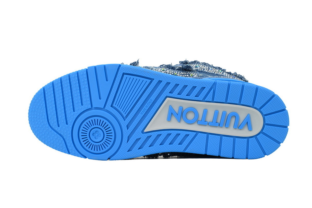 FC God Batch LOUIS VUITTON Skate Blue Water Diamond