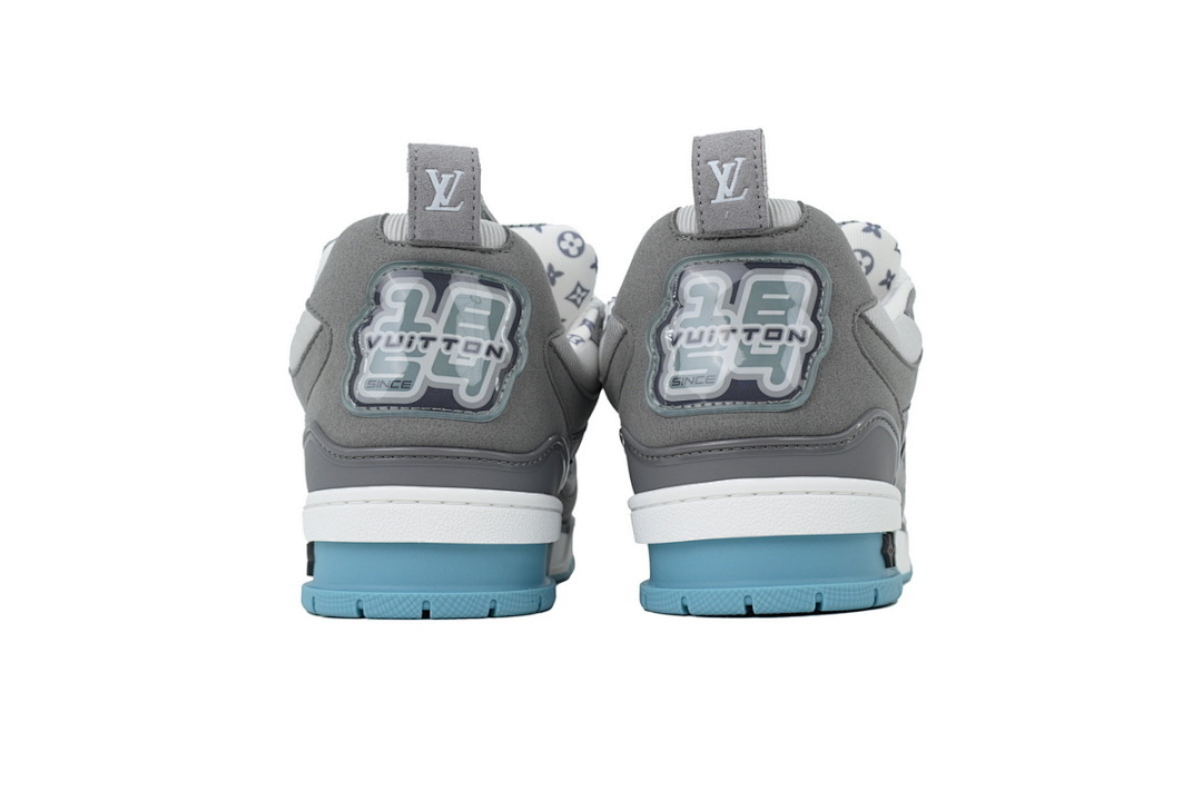 FC God Batch LOUIS VUITTON Skate Light Gray Blue