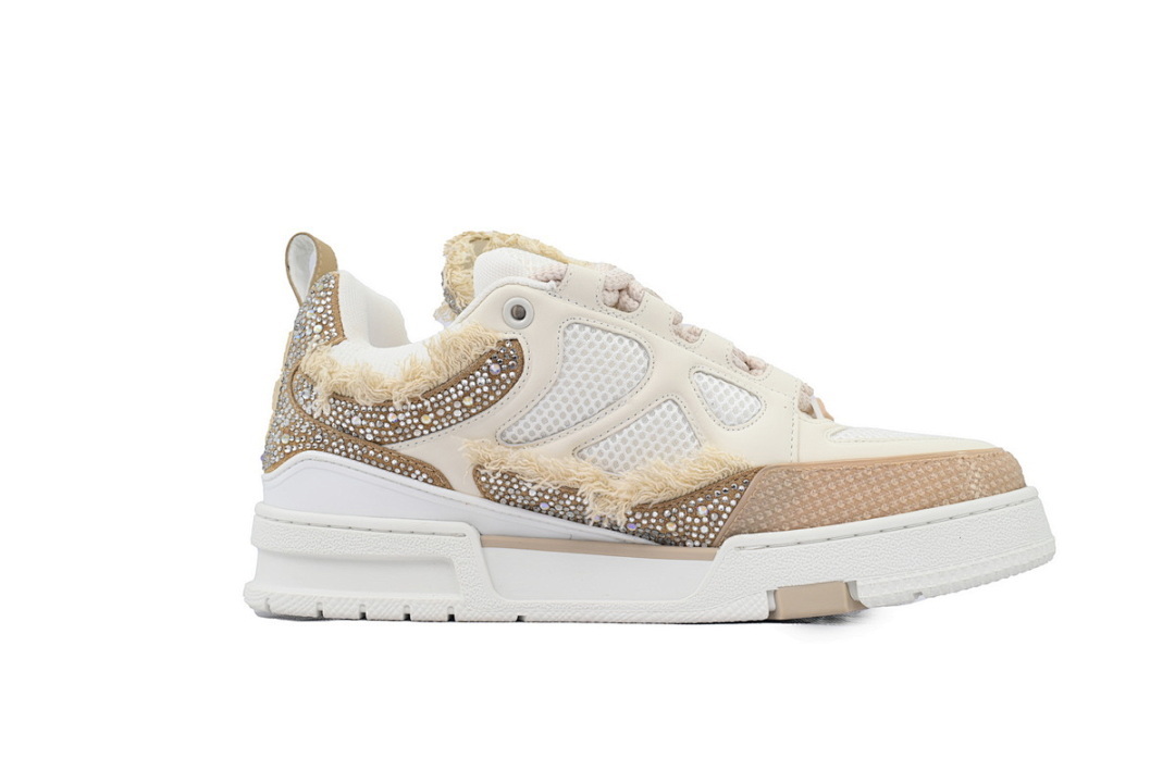 FC God Batch LOUIS VUITTON Skate Ma Mao Apricot Diamond