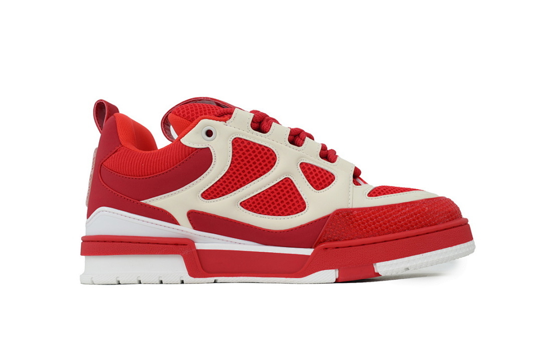 FC God Batch LOUIS VUITTON Skate White  Red