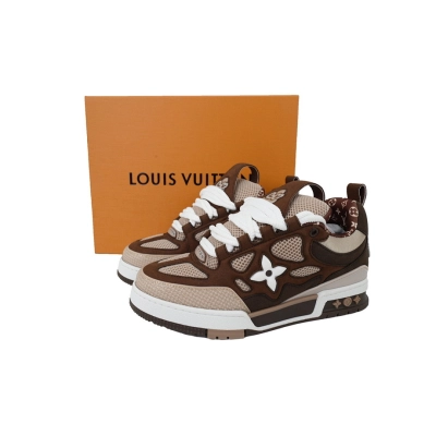 FC God Batch LOUIS VUITTON Skate White Brown 02