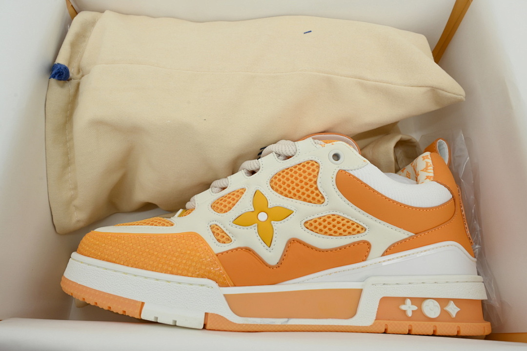 FC God Batch LOUIS VUITTON Skate White And Yellow