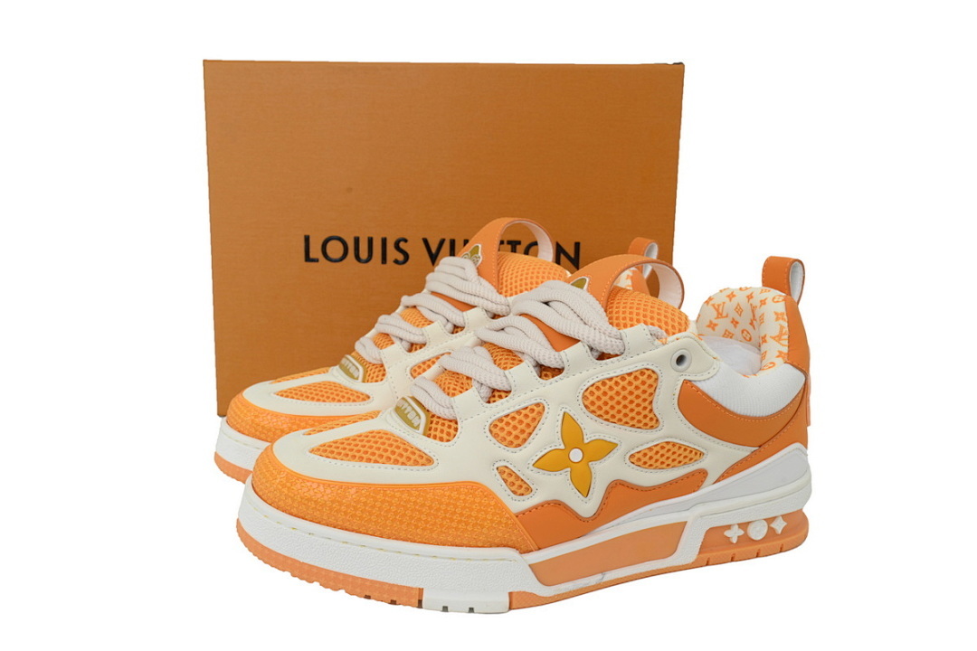 FC God Batch LOUIS VUITTON Skate White And Yellow