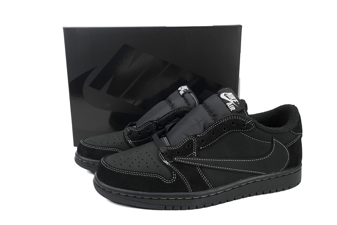 LJR Air Jordan 1 Retro Low OG SP Travis Scott Black Phantom DM7866-001