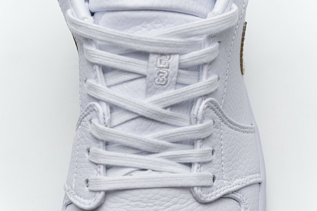  Air Jordan 1 Low White Metallic Gold CZ4776-100