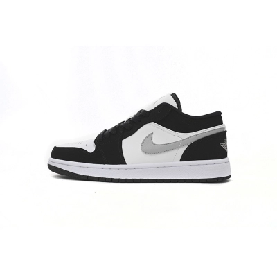 Air Jordan 1 Low Black and White Gray 552780-018  01