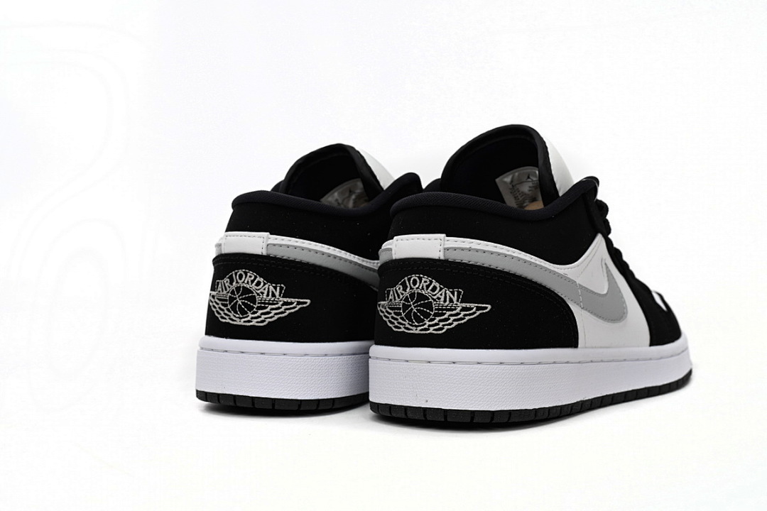 Air Jordan 1 Low Black and White Gray 552780-018 