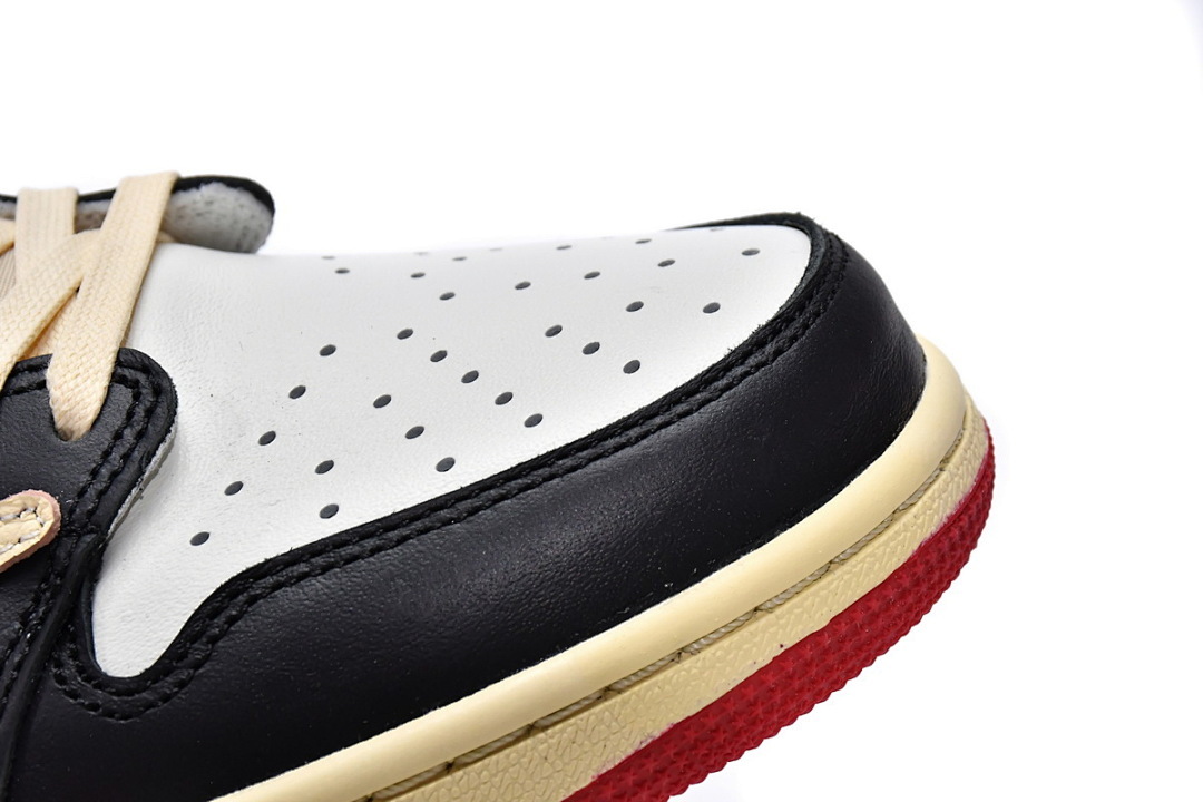 Travis Scott x Air Jordan 1 Low Black Red  DM7866-166 