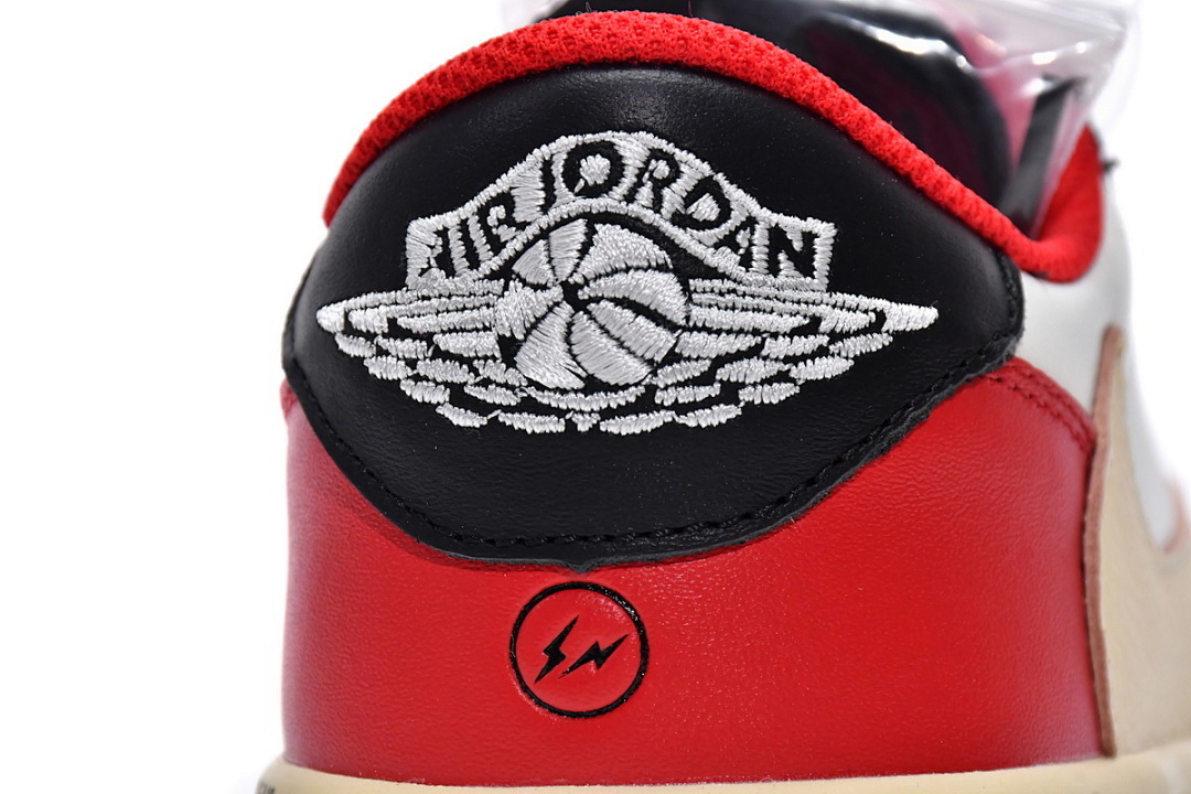 Travis Scott x Air Jordan 1 Low Black Red  DM7866-166 