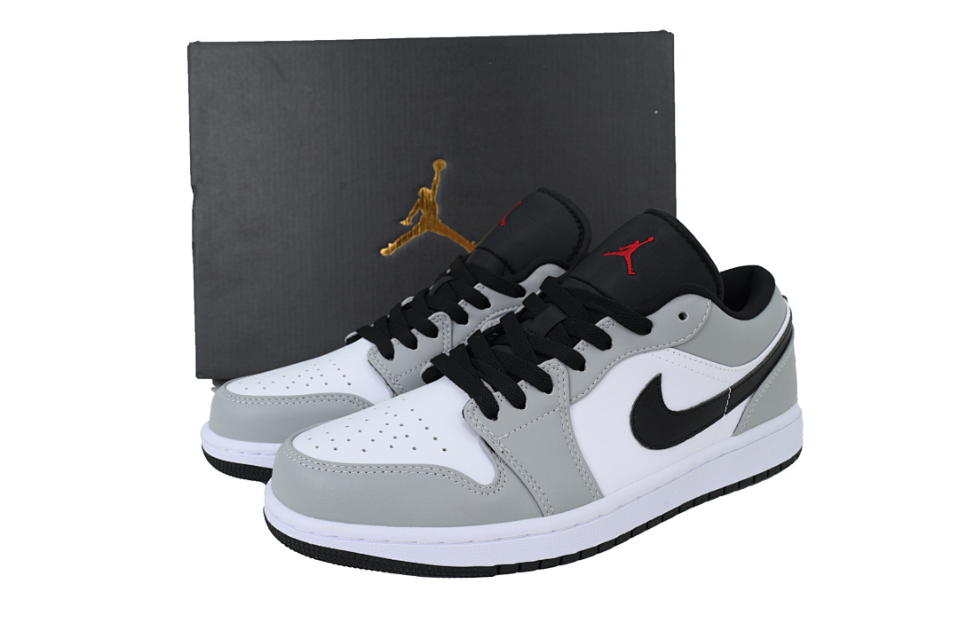 Air Jordan 1 Low Light Smoke Grey 553558-030 