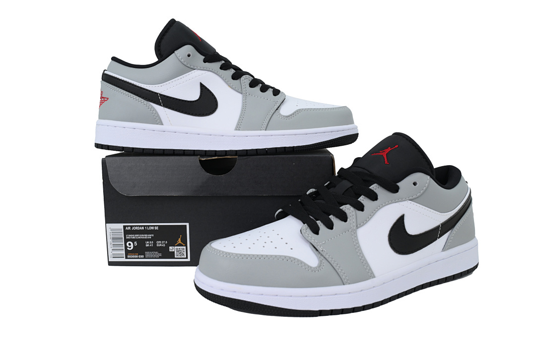 Air Jordan 1 Low Light Smoke Grey 553558-030 