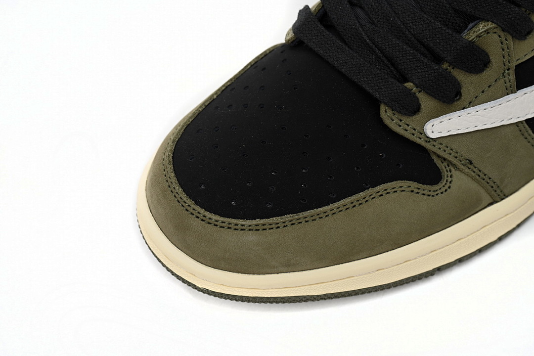Travis Scott x Air Jordan 1 Low Green Barb CQ4277-200 