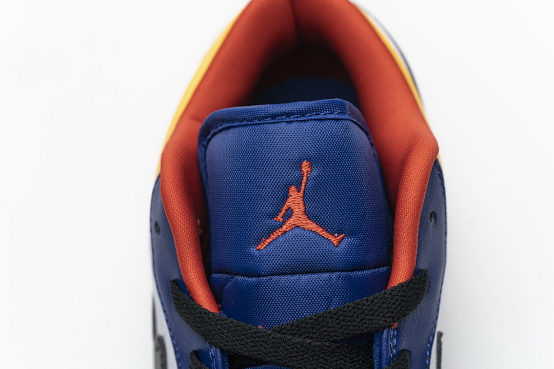 Air Jordan 1 Low Blue Yellow Orange 553558-123 