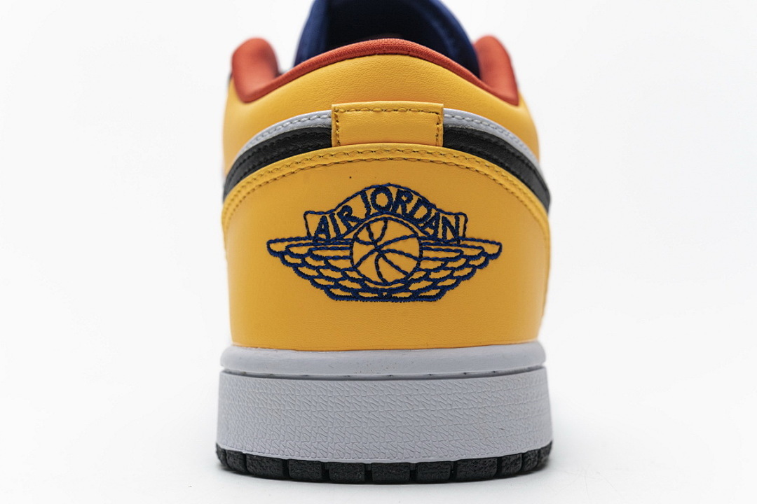 Air Jordan 1 Low Blue Yellow Orange 553558-123 
