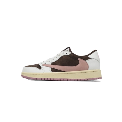 FC God Travis Scott x Air Jordan 1 Low OG SP Dark Pony Pink DZ4137-206  01