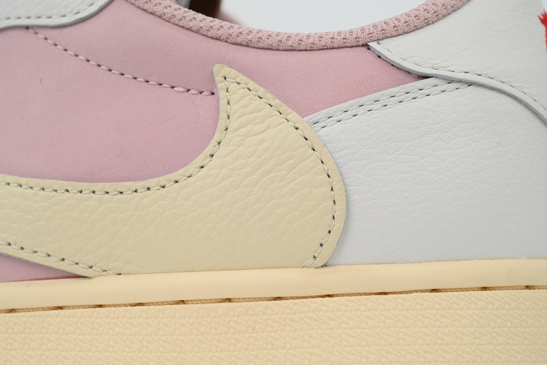 FC God Batch Travis Scott x Air Jordan 1 Low OG White Pink   DM7866-600