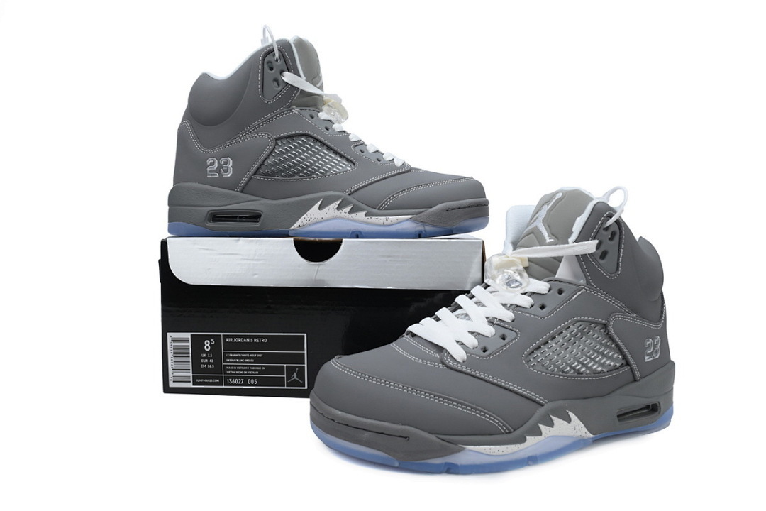 FC God Batch  Air Jordan 5 Retro 'Wolf Grey'  136027-005