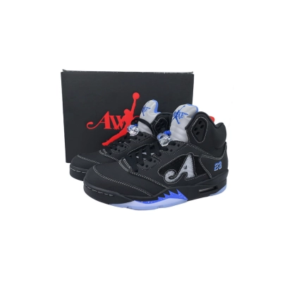 FC God Batch Awake NY x Air Jordan 5 Retro 'Black Racer Blue'   DV4982-004 02