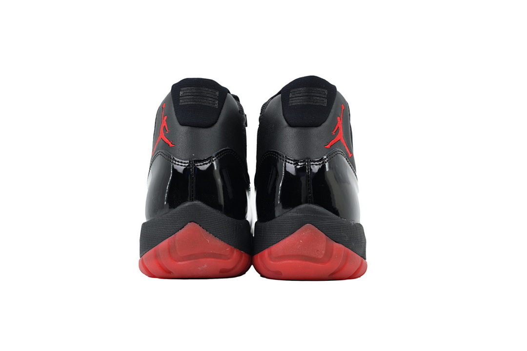 FC God Batch   Air Jordan 11 Retro New Black Red 378037-326