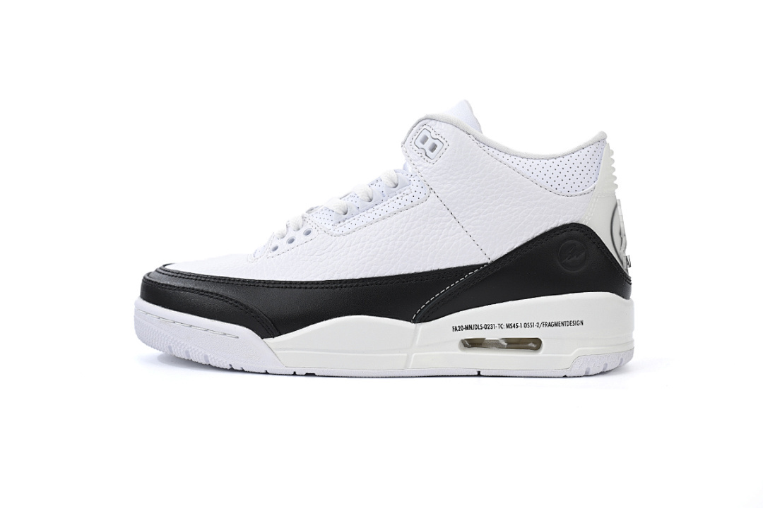 FC God Batch Fragment Design x Air Jordan 3 Black White DA3595-100