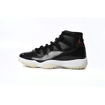 FC God Batch Air Jordan 11 25th Anniversary Black Silver Eyelets  378037 002 01