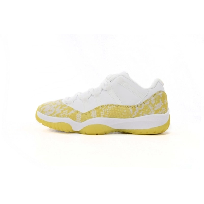 FC God Batch  Air Jordan 11 Low WMNS “Yellow Snakeskin” AH7860-107 01
