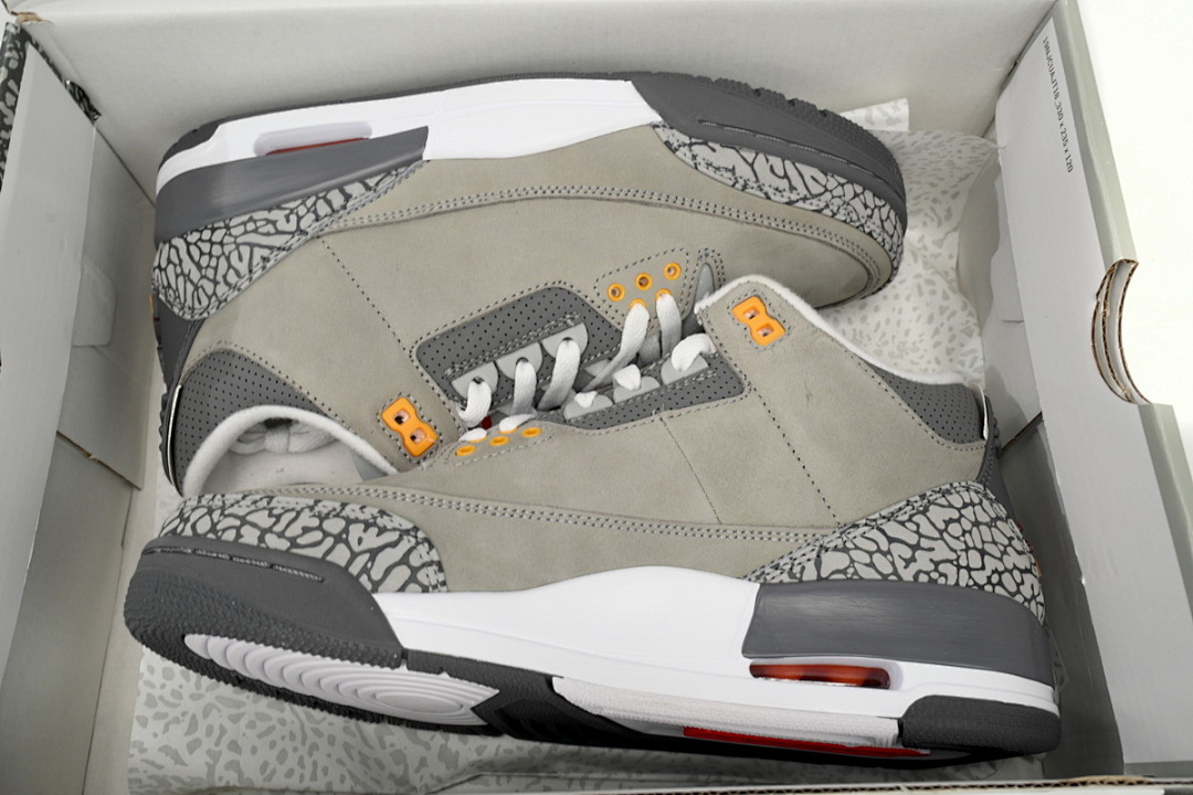 FC God Batch JORDAN 3 RETRO "COOL GREY"  CT8532-012 