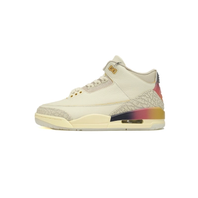 FC God Batch  J Balvin x Air Jordan 3 White Blue Red FN0344-901 01