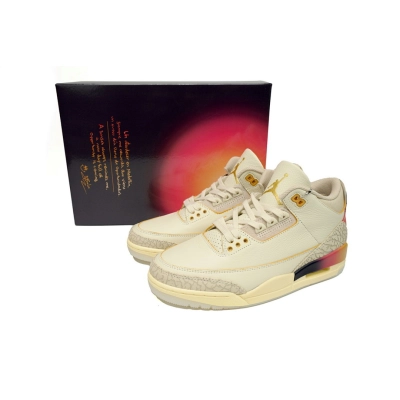 FC God Batch  J Balvin x Air Jordan 3 White Blue Red FN0344-901 02