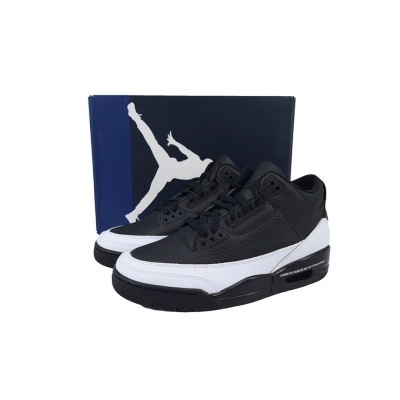 FC God Batch  Fragment Design x Air Jordan 3 Black And White DA3595-001  02