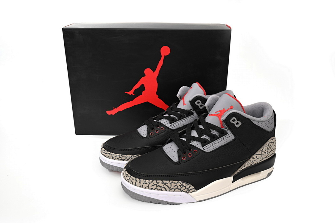 FC God Batch A Ma Maniere x Air Jordan 3 Retro SP Black Cement 854262-001 