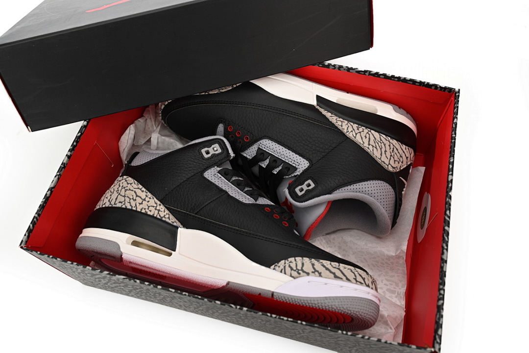 FC God Batch A Ma Maniere x Air Jordan 3 Retro SP Black Cement 854262-001 