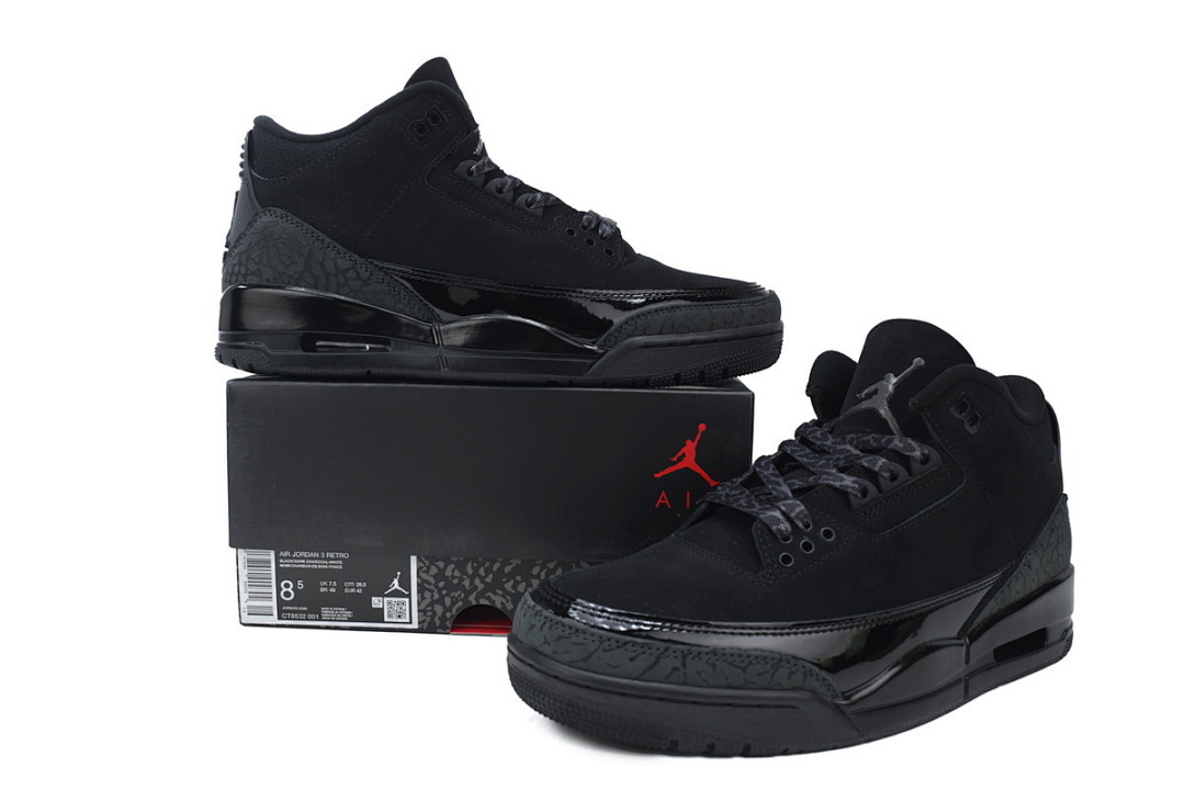FC God Batch  Air Jordan 3 Retro 'Black Cat'  CT8532-001