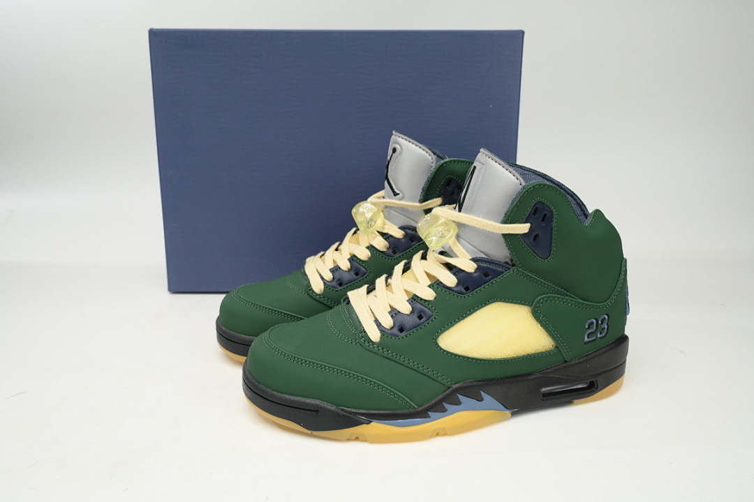 FC God Batch  Air Jordan 5 "Navy Green”  FZ5758-003