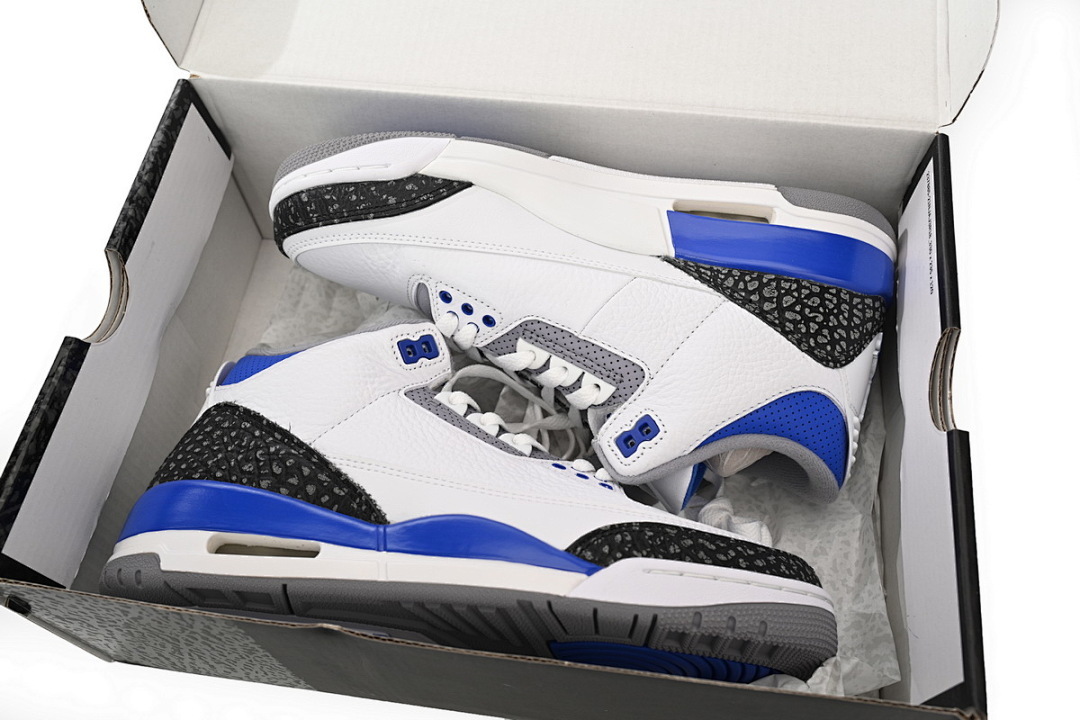 FC God Batch  Air Jordan 3 Retro Racing Blue CT8532-145 