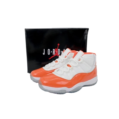 FC God Batch Air Jordan 11 Retro White Orange  CT8012-002 02