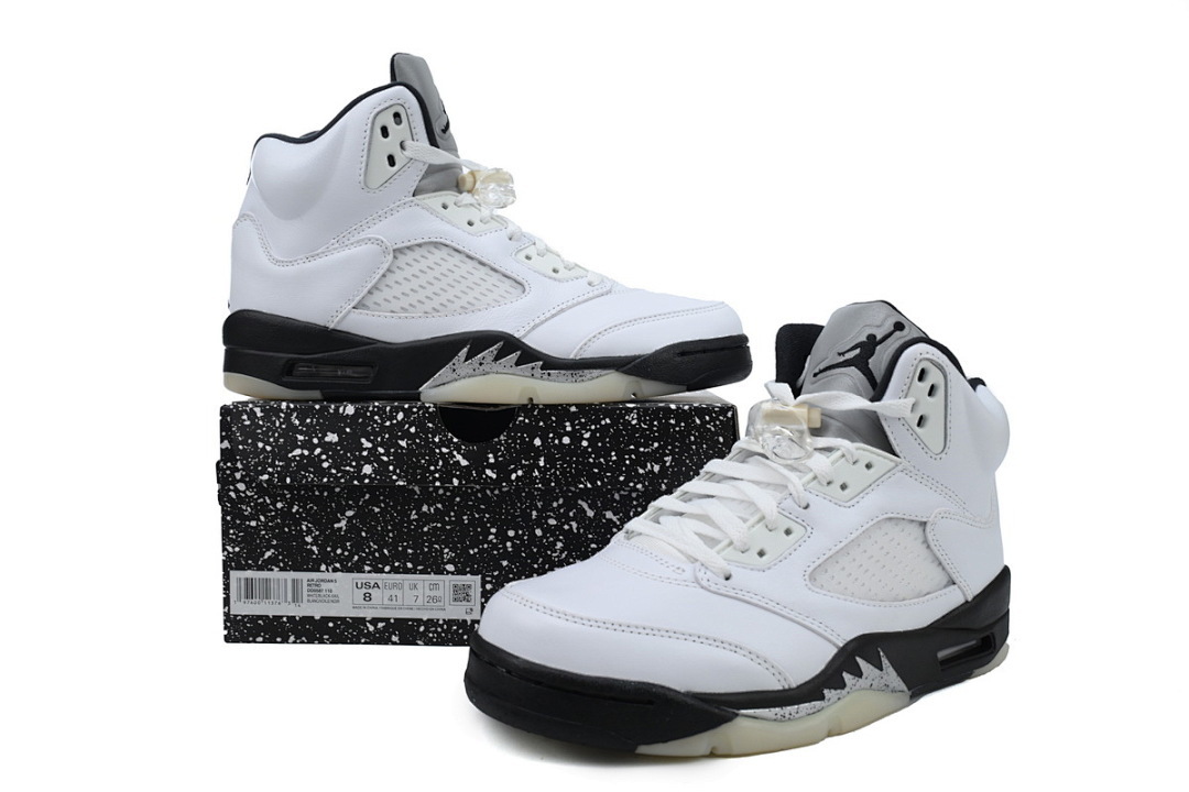 FC God Batch  Air Jordan 5 Retro 'White Black'  DD0587-110 