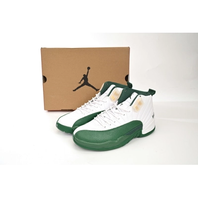  FC God Batch Air Jordan 12 White Green 136001-063  02