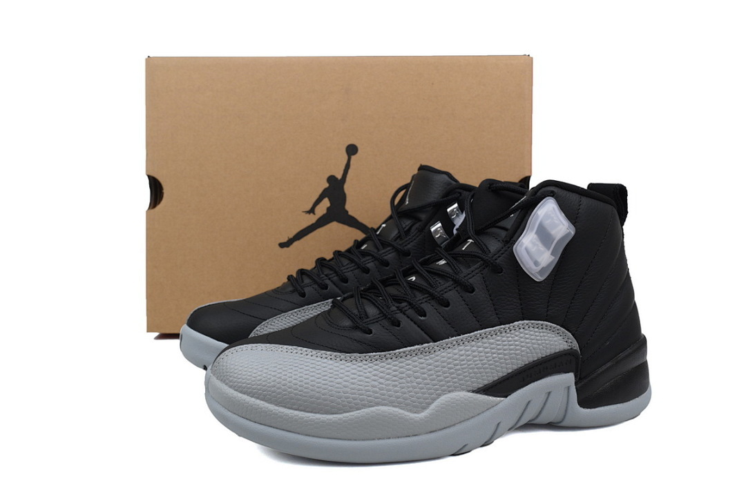FC God Batch   Air Jordan 12 Retro 'Black and wolf Grey'  CT8013-010