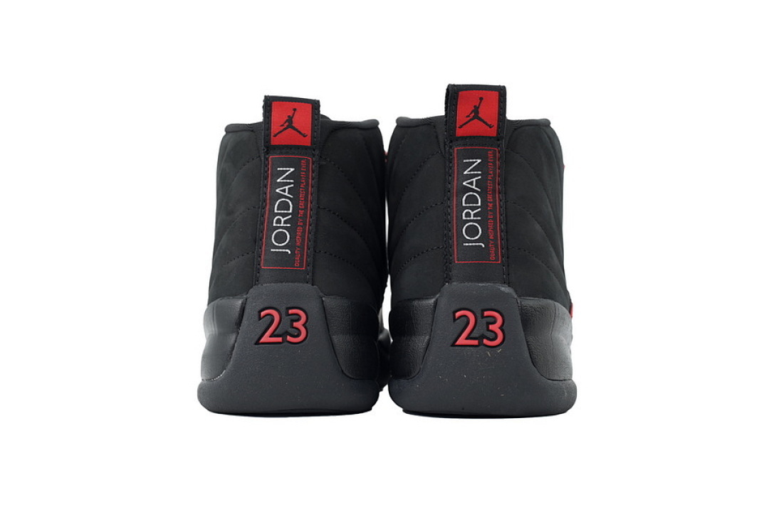 FC God Batch Air Jordan 12 Retro New Black Red  CT8013-001 