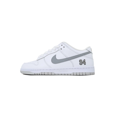 FC God Batch   Nike Supreme x Dunk Low SB 'White Metallic Silver'  HQ8487-100 01
