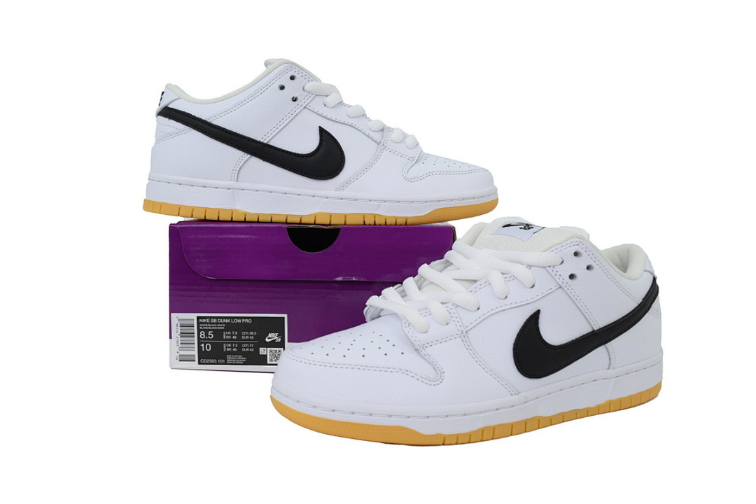 FC God Batch  Nike Dunk SB Low pro iso “White gum” CD2563-101