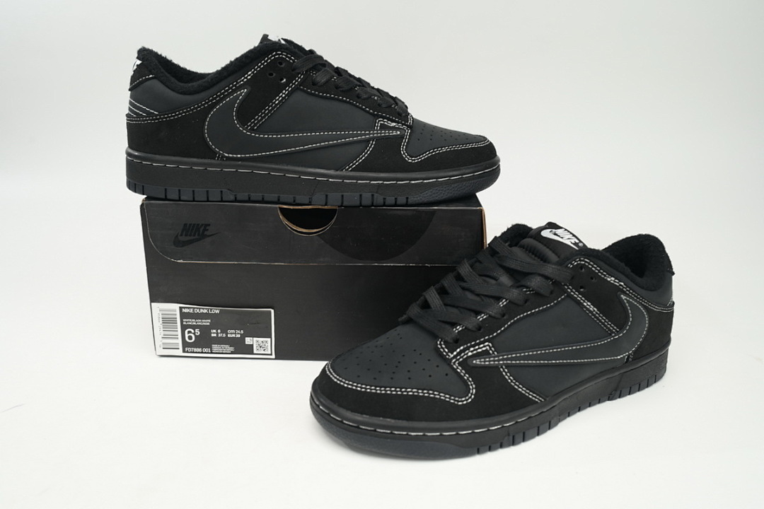 LJR  Nike Dunk Low All Black  FD7886-001