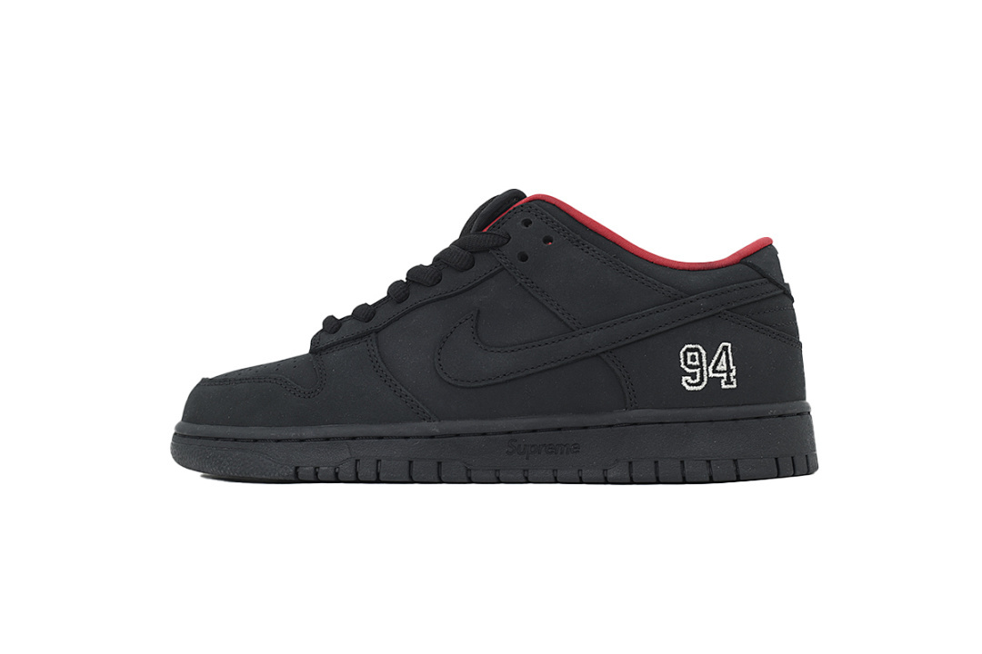 FC God Batch   Supreme x Nike Dunk Low SB 'Black' HQ8487-001