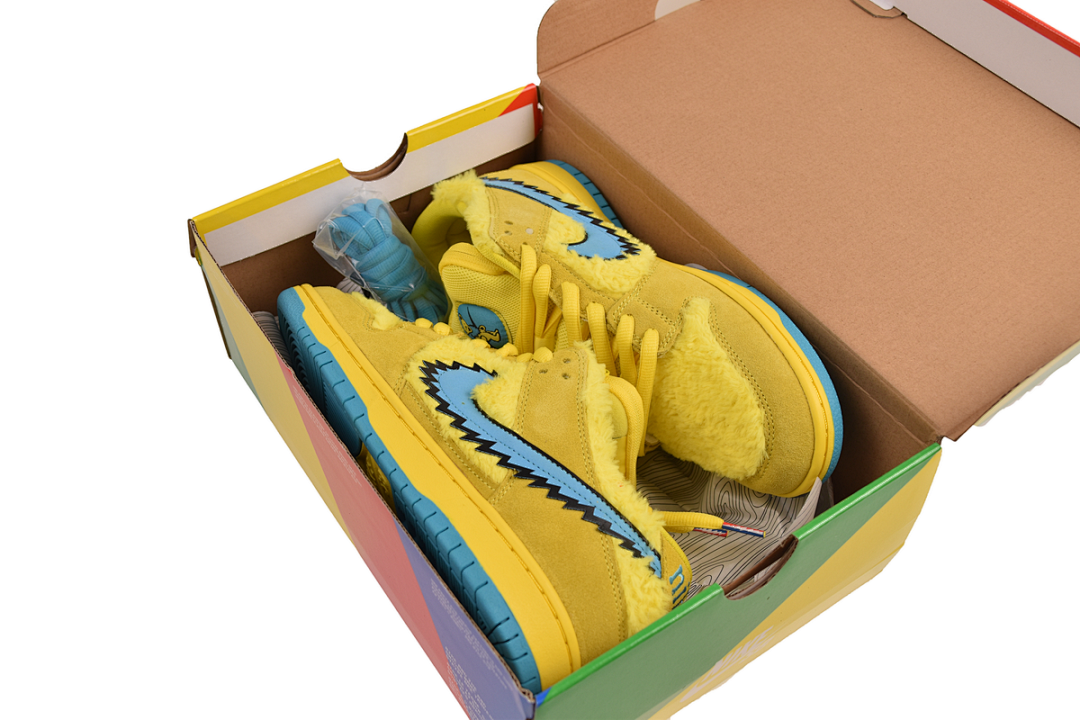 FC God Batch  Grateful Dead x Nike SB Dunk Low“ Yellow Bear”CJ5378-700