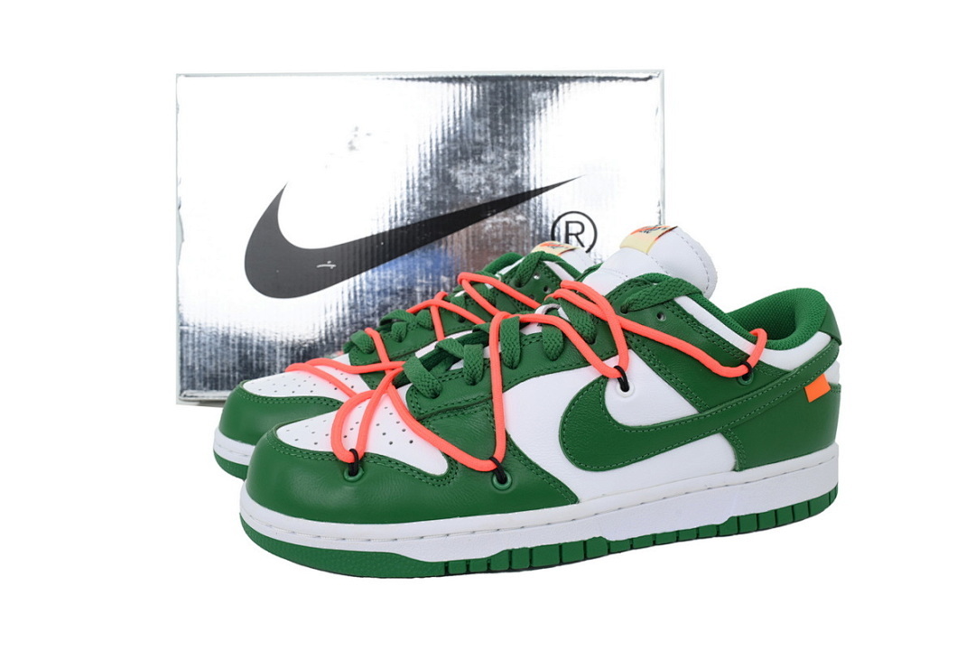 FC God Batch Off-White x Nike Dunk Low 'Pine Green'   CT0856-100 