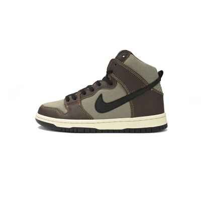 LJR Nike Dunk SB High Pro “Baroque Brown”  BQ6862-201 01