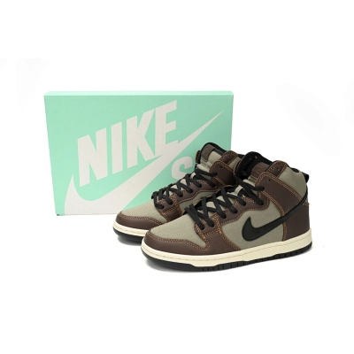LJR Nike Dunk SB High Pro “Baroque Brown”  BQ6862-201 02